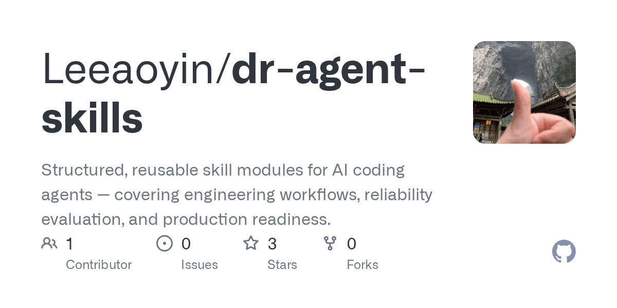Leeaoyin/dr-agent-skills