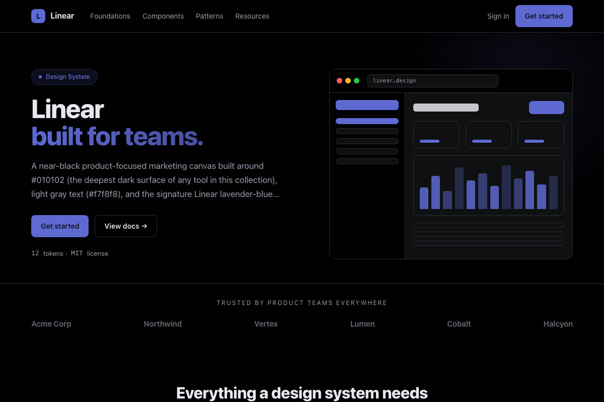Linear preview