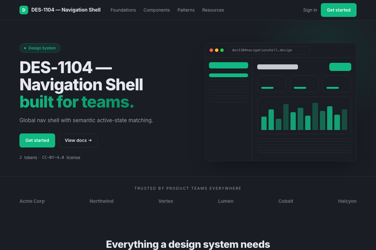 DES-1104 — Navigation Shell preview